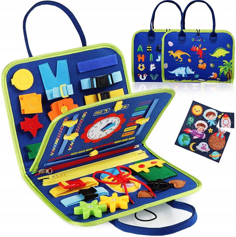 TABLICA MANIPULACYJNA SENSORYCZNA MONTESSORI XXL TABLICA EDUKACYJNA NAUKA