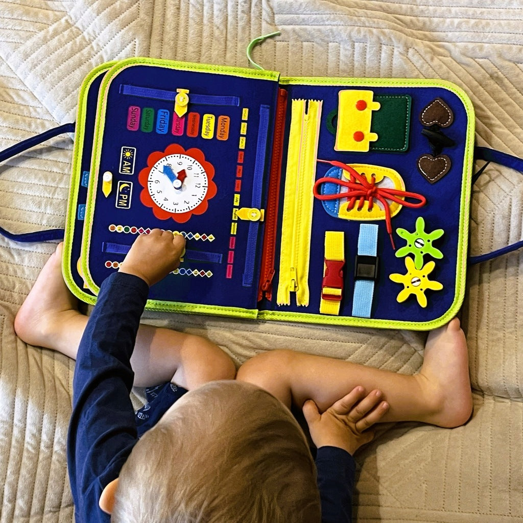 TABLICA MANIPULACYJNA SENSORYCZNA MONTESSORI XXL TABLICA EDUKACYJNA NAUKA