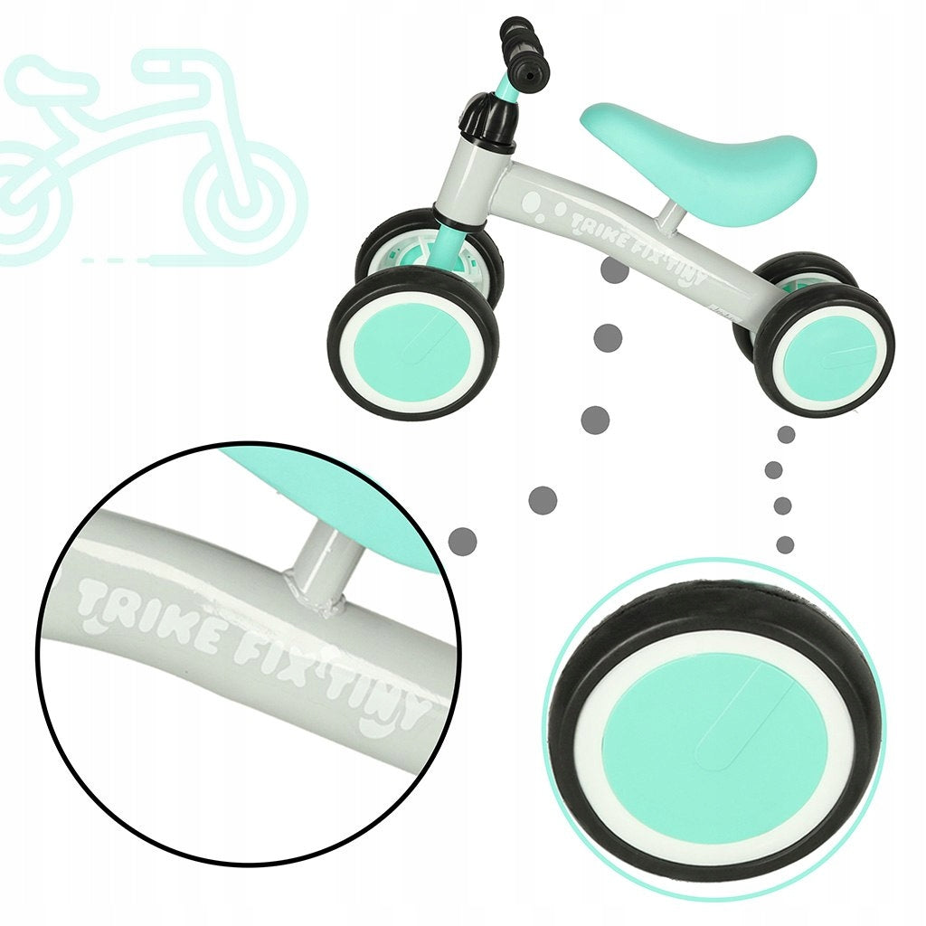 Rowerek Trike Fix Tiny czterokołowy biegowy mięta