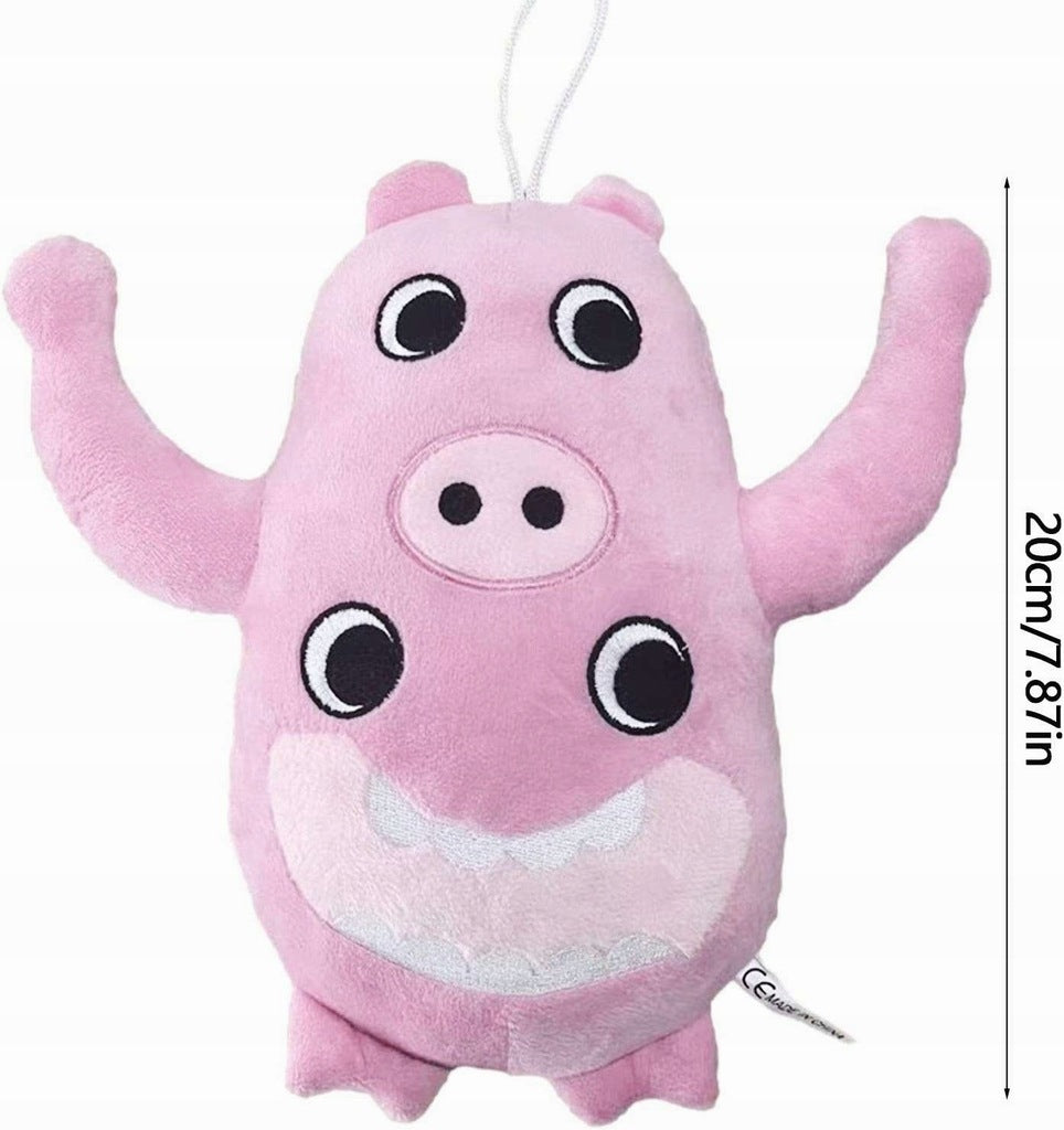 Maskotka pluszak zabawka Chef Pigster z Garten of Banban różowa świnka 20cm