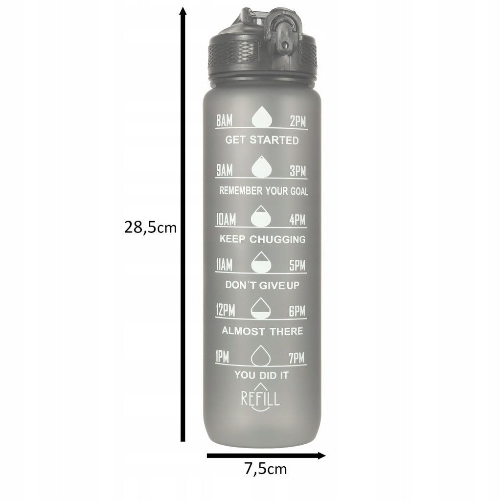 Bidon 1000 ml czarny