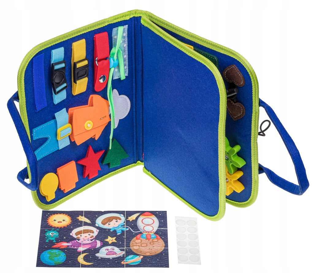 TABLICA MANIPULACYJNA SENSORYCZNA MONTESSORI XXL TABLICA EDUKACYJNA NAUKA