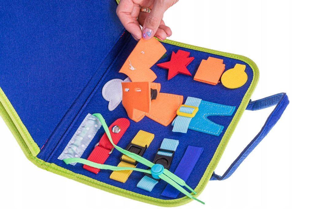 TABLICA MANIPULACYJNA SENSORYCZNA MONTESSORI XXL TABLICA EDUKACYJNA NAUKA