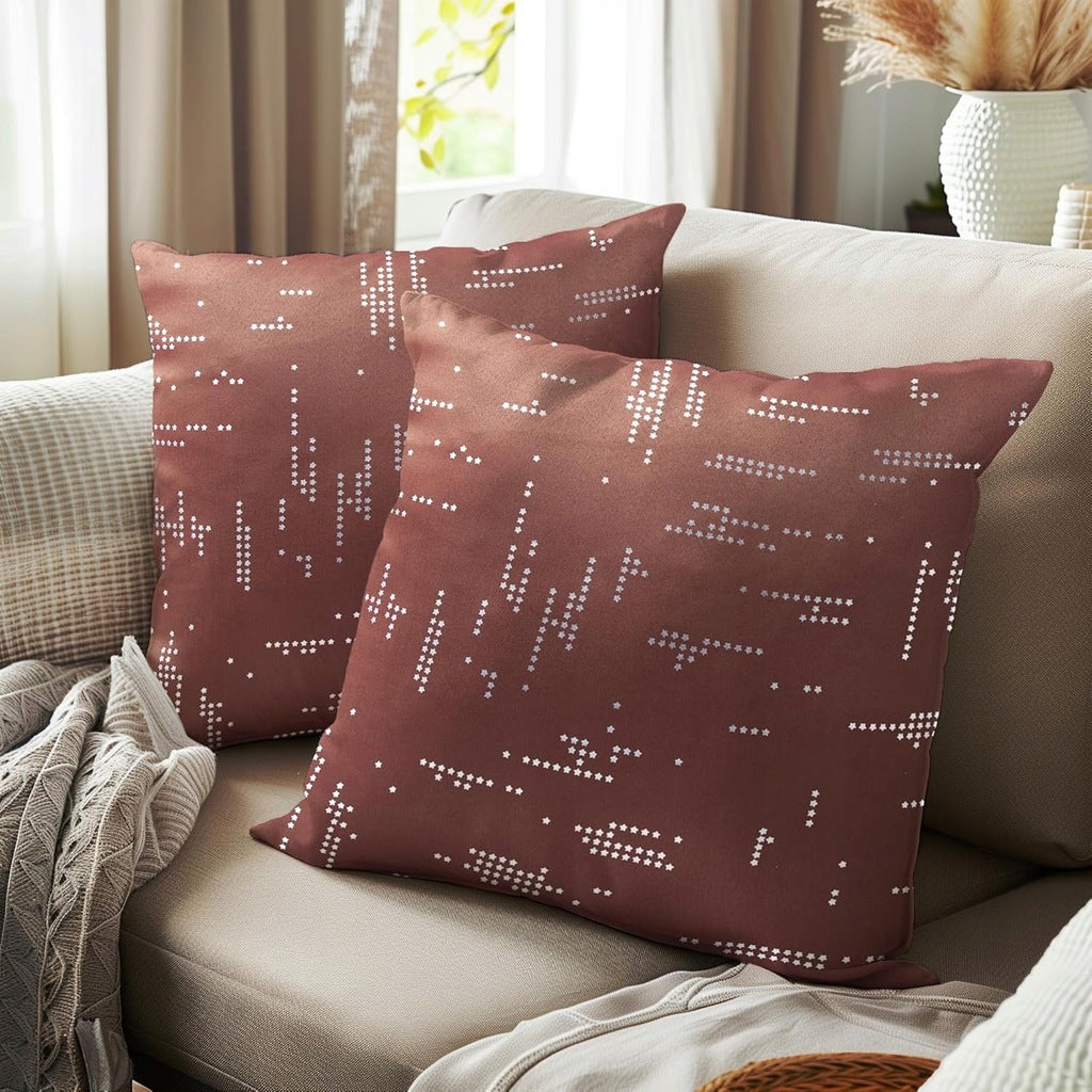 Poszewki na poduszki z grubej tkaniny 60x60 cm 2 sztuki
