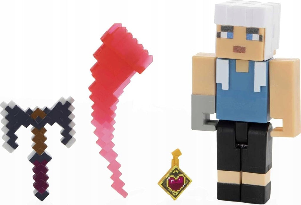 Figurka dla dzieci Greta z Minecraft Dungeons 8,3 cm plus akcesoria
