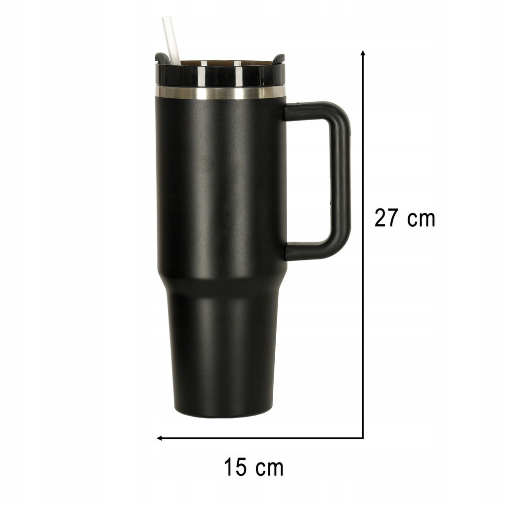 Kubek termiczny Ikonka 1,2 l czarny