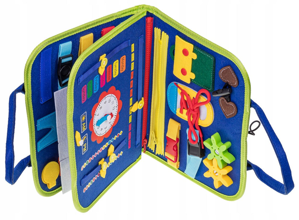 TABLICA MANIPULACYJNA SENSORYCZNA MONTESSORI XXL TABLICA EDUKACYJNA NAUKA