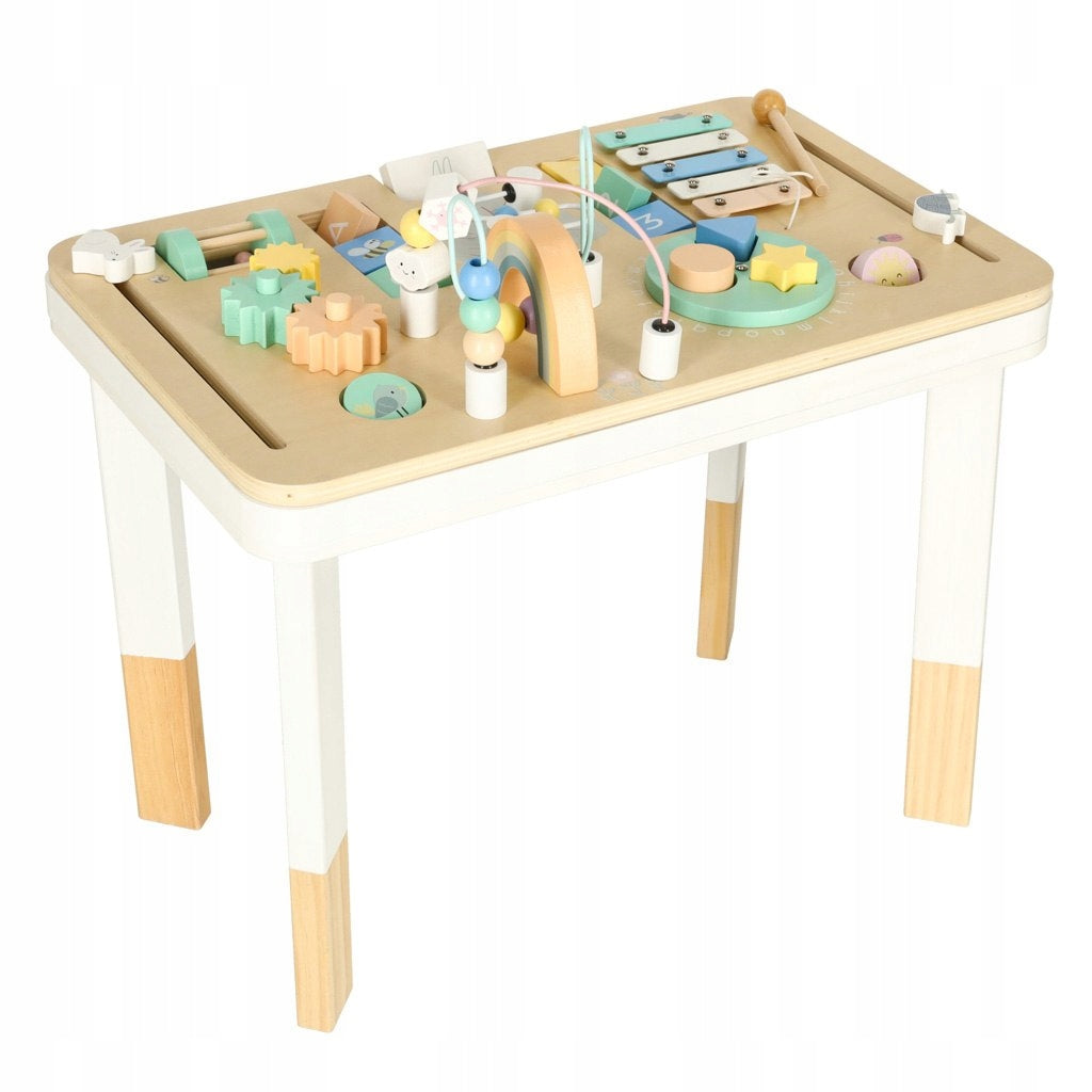 Lulilo Stolik manipulacyjny edukacyjny montessori kolorowy