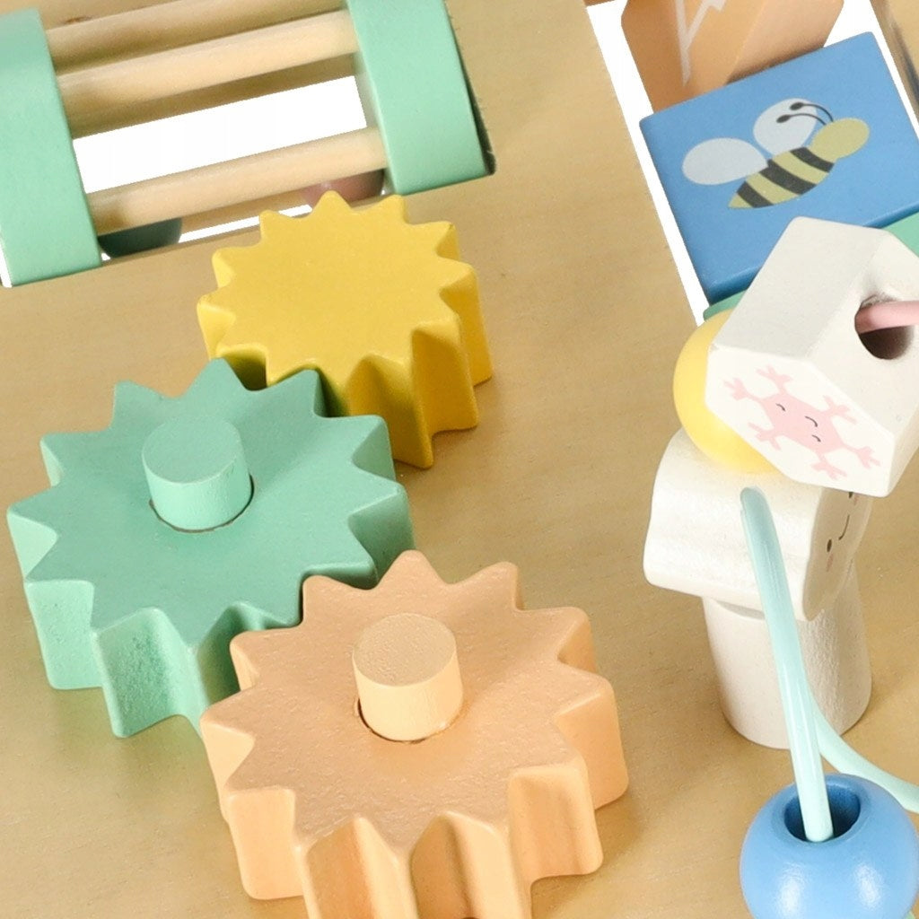 Lulilo Stolik manipulacyjny edukacyjny montessori kolorowy